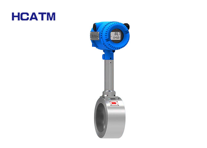304 Stainless Steel Vortex Air Flow Meter With Excellent Vibration Resistance